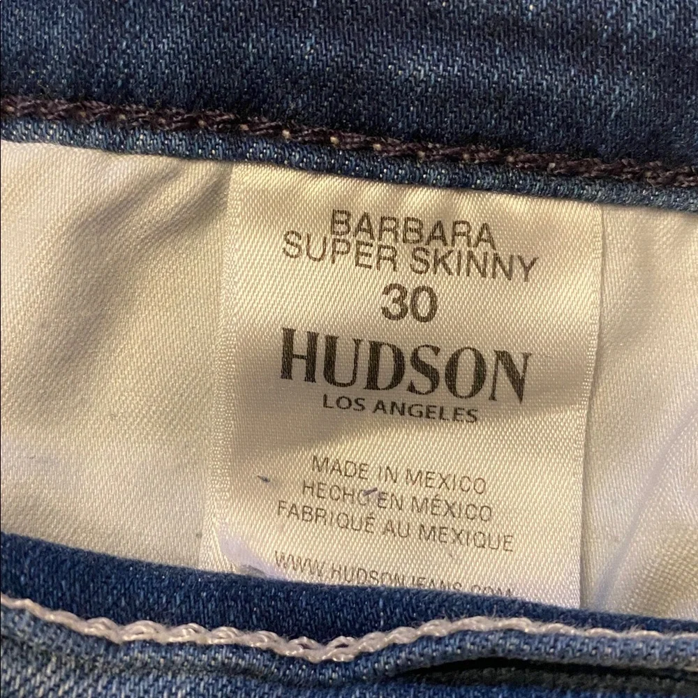 Hudson Los Angeles - Barbara Super Skinny Jeans - Picture 4 of 6